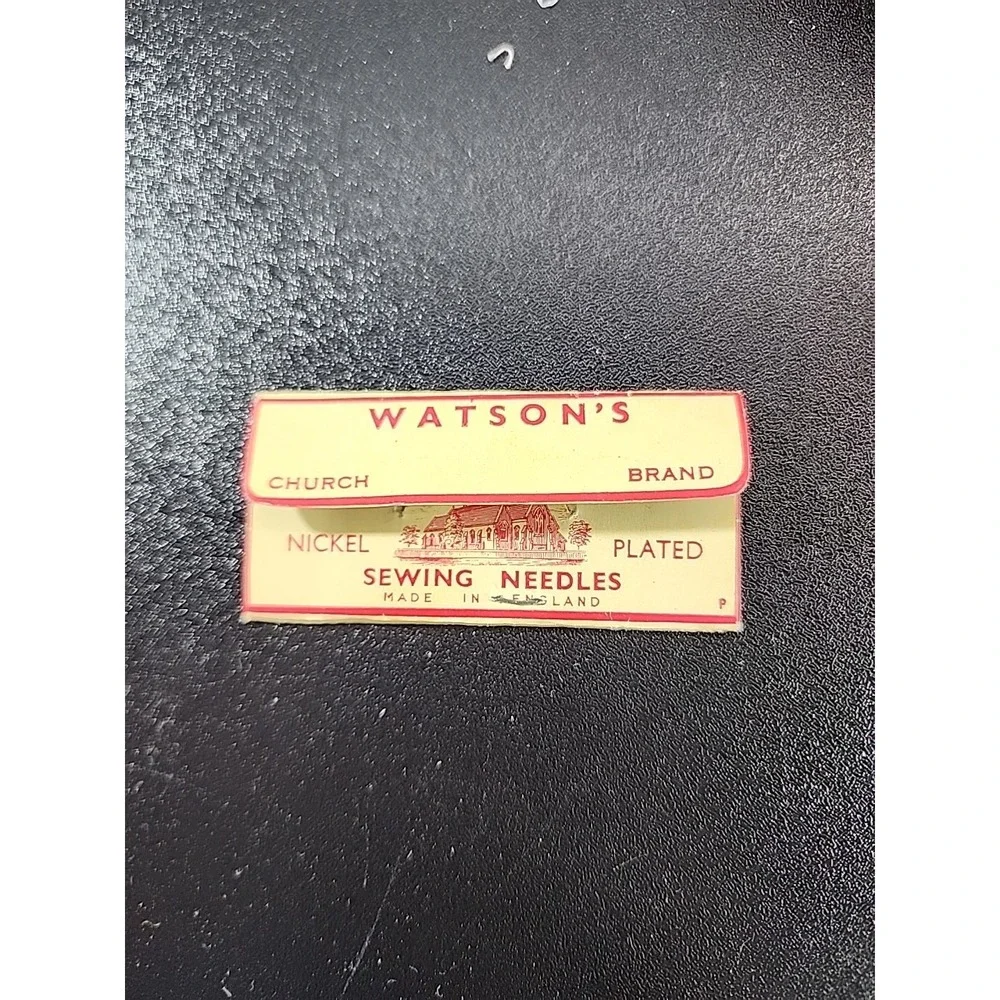 Vintage Watson's  Church Brand sewing‎ Needles Nickel plated Made in England
